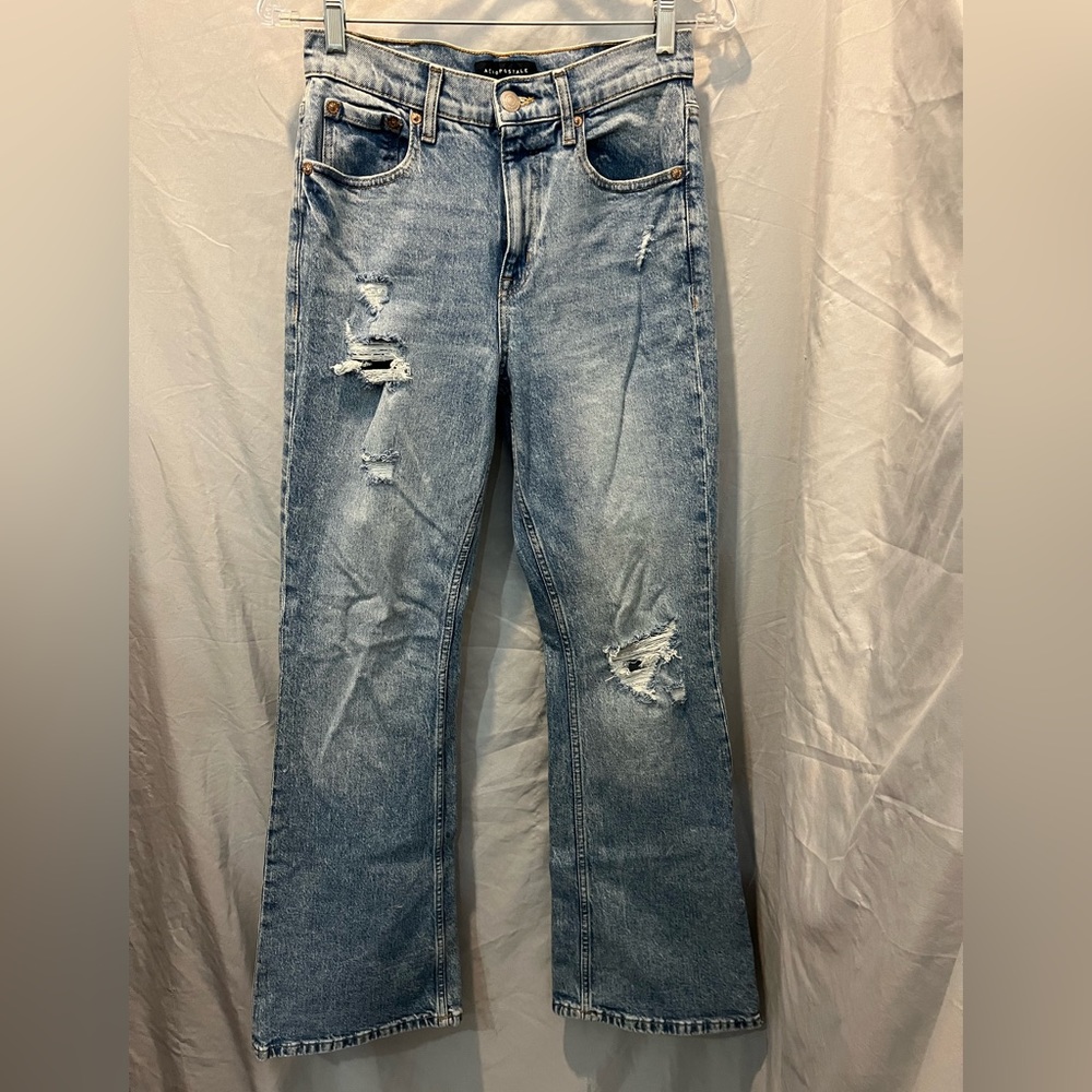 High Wasted, Flared Skinny Jeans